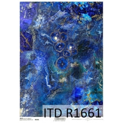 Papier ryżowy A4 R1661 , kamienie szlachetne, wzór